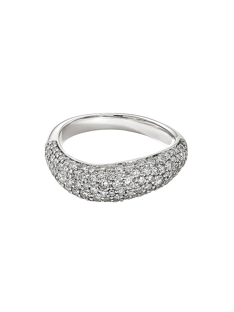 Surf Sterling Silver & 1.17 TCW Diamonds Ring