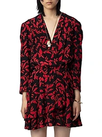 Rogers Crepe A-Line Dress