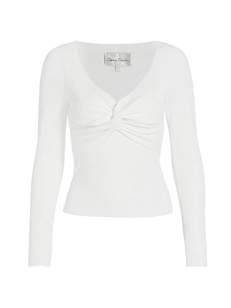 Charlene Jersey V-Neck Top