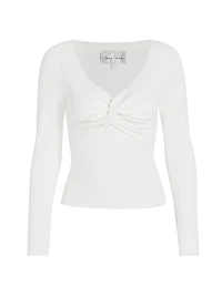 Charlene Jersey V-Neck Top