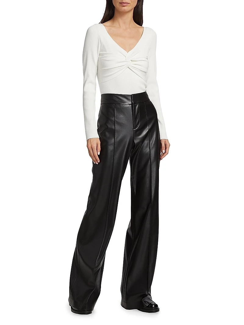 Charlene Jersey V-Neck Top