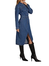 The City Denim Shirtdress