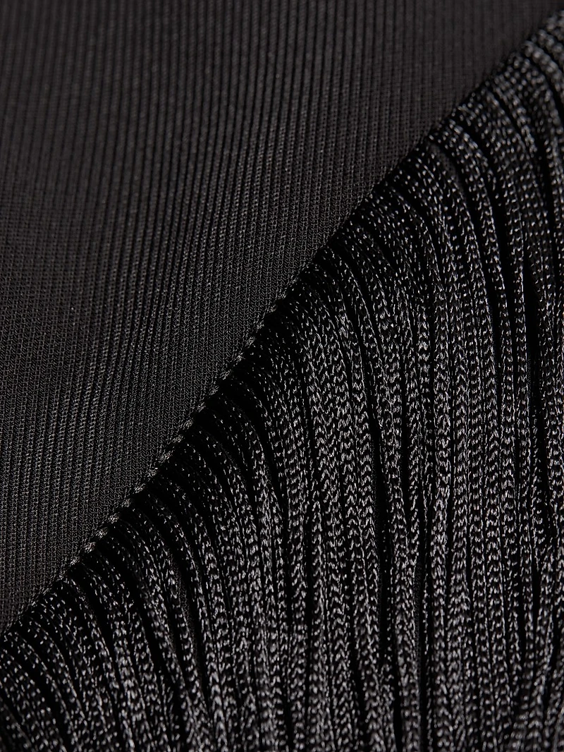 Belladonna Fringed Asymmetric Midi-Dress