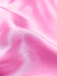 Ciao Bow-Detailed Asymmetric Silk Mini-Dress