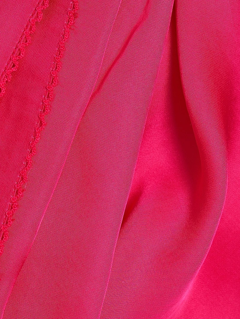 Isabelle Asymmetric Satin Dress