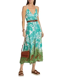 Denise Long Floral Slip Dress