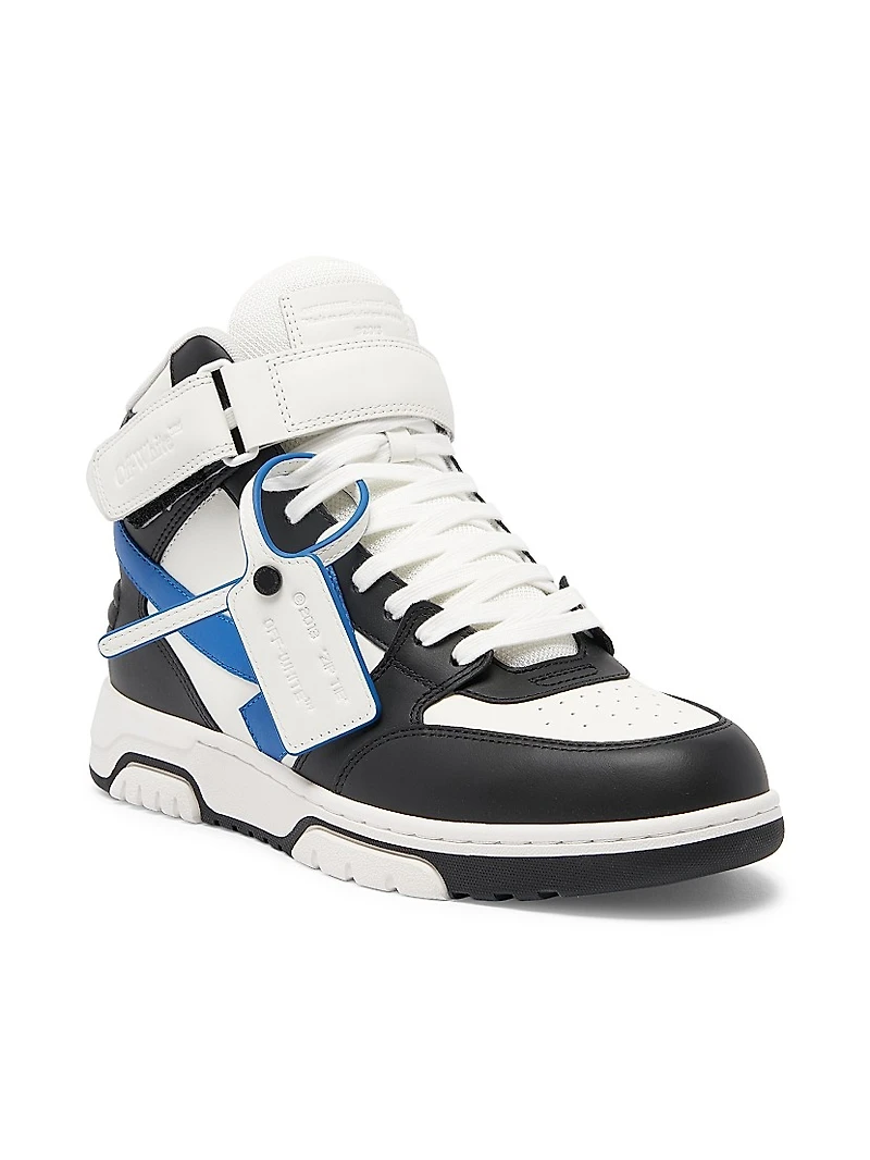 Out Of Office Leather Mid-Top Sneakers