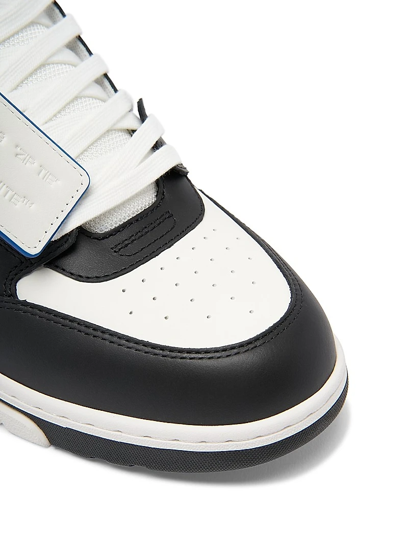 Out Of Office Leather Mid-Top Sneakers
