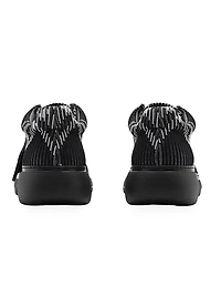 Check Woven Creeper Shoes