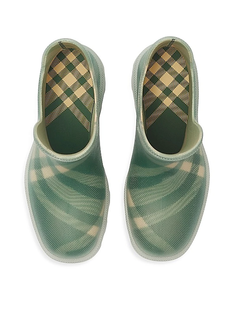 Marsh Check Rain Boots