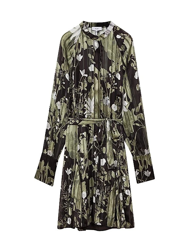 Brianna Chiffon Floral Minidress