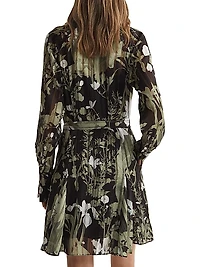 Brianna Chiffon Floral Minidress
