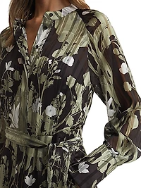 Brianna Chiffon Floral Minidress