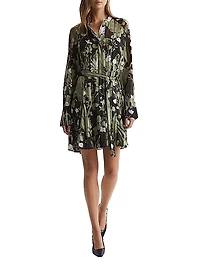 Brianna Chiffon Floral Minidress