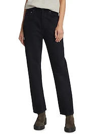 90s Pinch Waist Wide-Leg Jeans