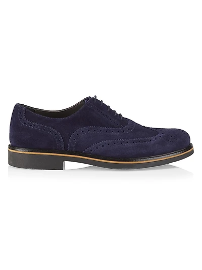 Coringto Suede Wingtip Lace-Up Derbys