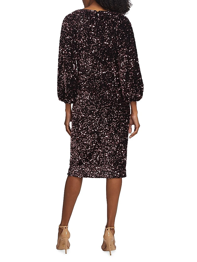 The Robin Sequined Sheath Dress