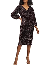 The Robin Sequined Sheath Dress