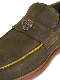Classic Suede Penny Loafers