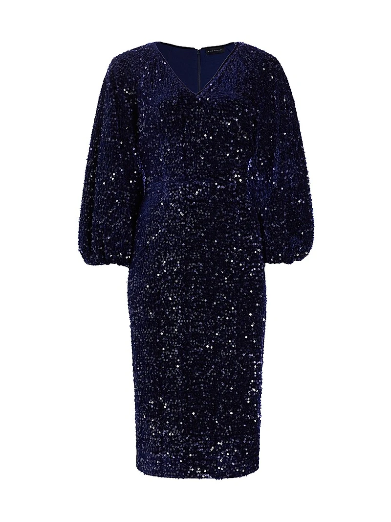 The Robin Sequined Midi-Dress