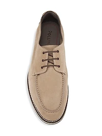 Green Field Suede Lace-Up Dres Shoes