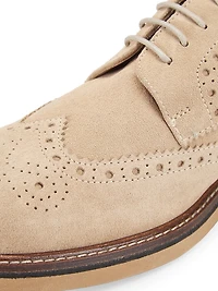 Corinto Suede Wingtip Lace-Up Derbys