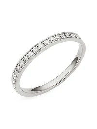 14K White Gold The Regal Diamond Band