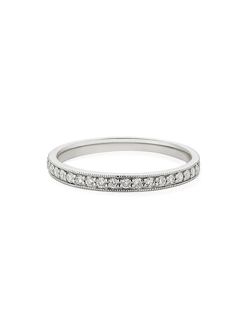 14K White Gold The Regal Diamond Band