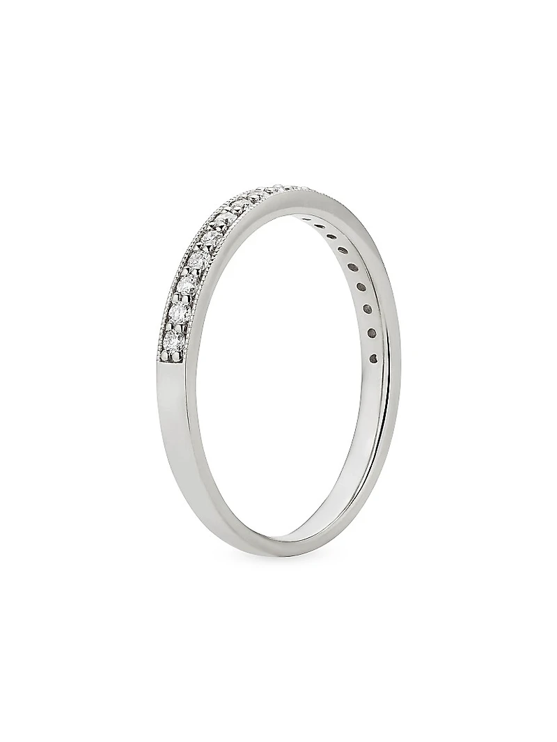 14K White Gold The Regal Diamond Band