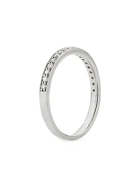 14K White Gold The Regal Diamond Band