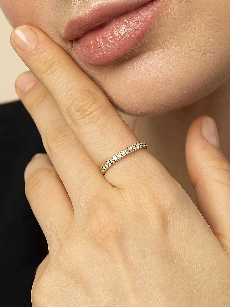 14K White Gold The Regal Diamond Band