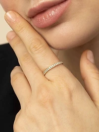 14K White Gold The Regal Diamond Band