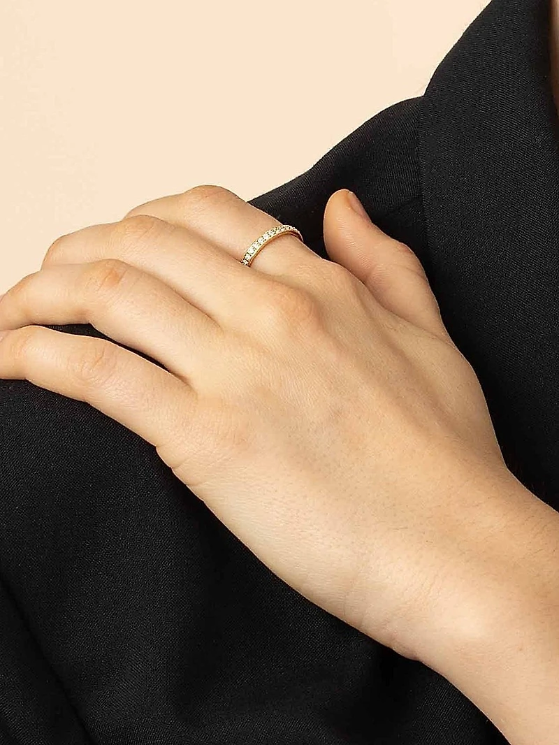 14K White Gold The Regal Diamond Band