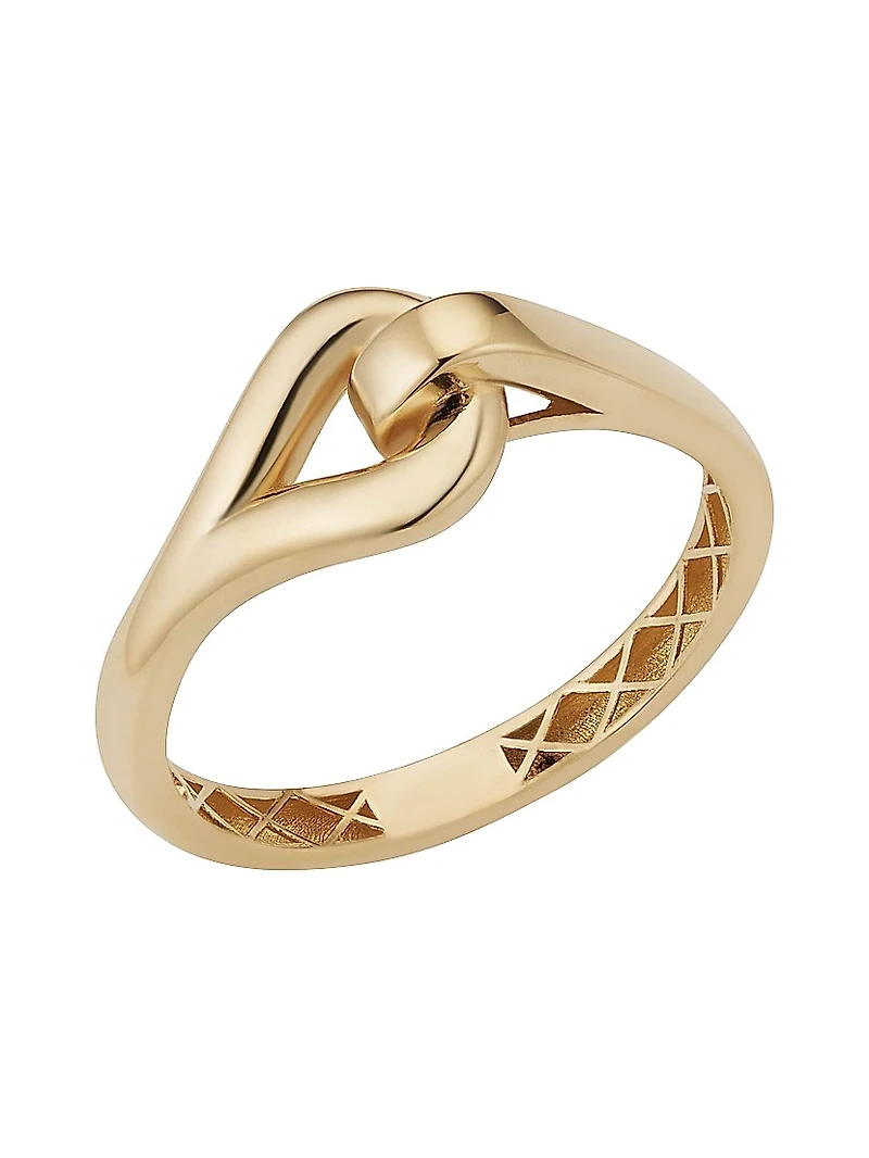 14K Yellow Gold Forever Linked Ring