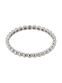 14K White Gold Have a Ball Stack Ring