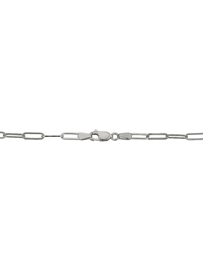 14K White Gold Venice Oversized Link Chain
