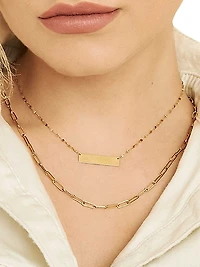 14K White Gold Venice Oversized Link Chain