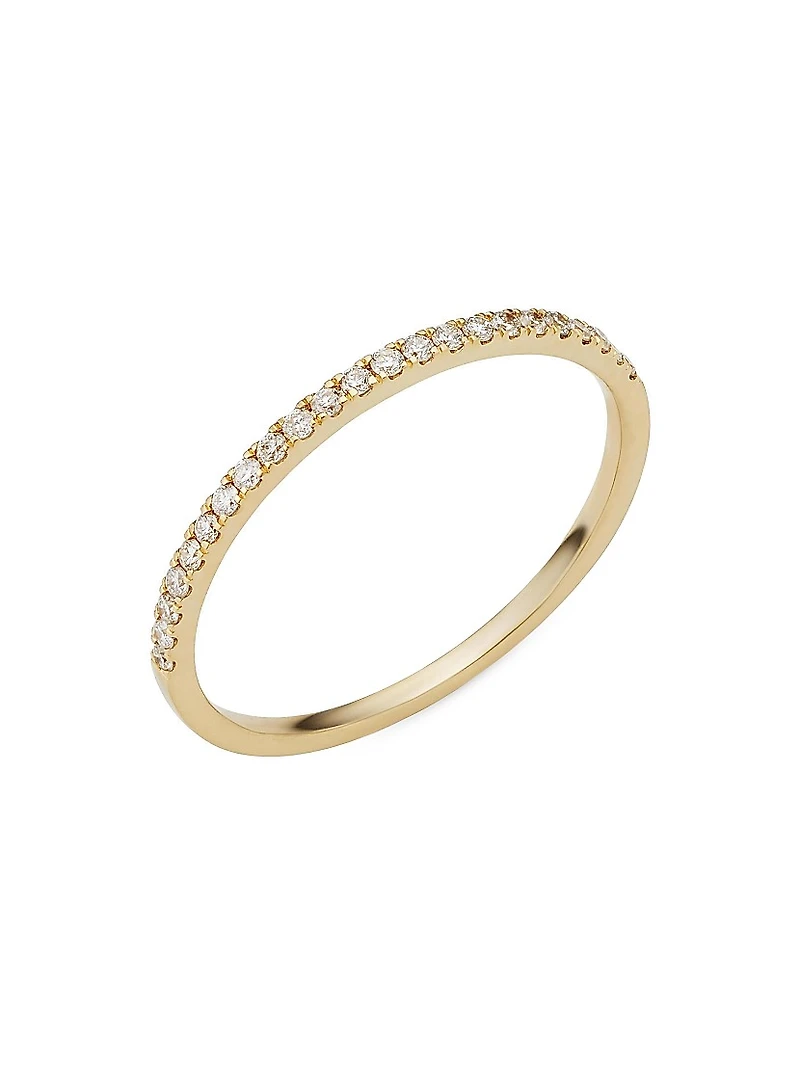 14K Yellow Gold The Regal Diamond Stack Ring