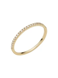 14K Yellow Gold The Regal Diamond Stack Ring