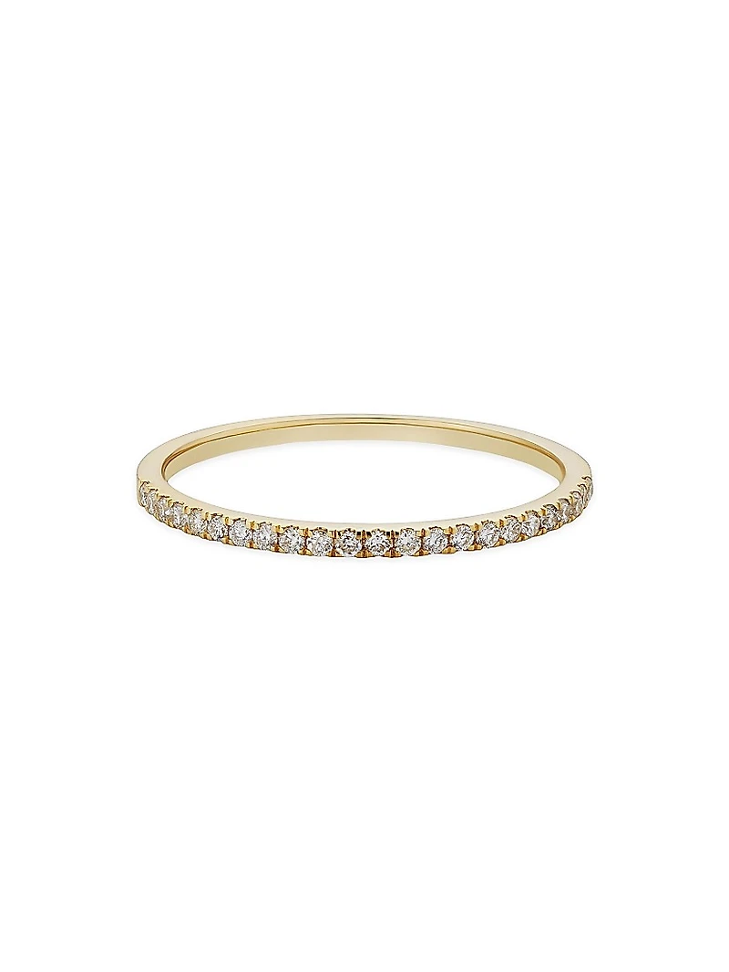 14K Yellow Gold The Regal Diamond Stack Ring