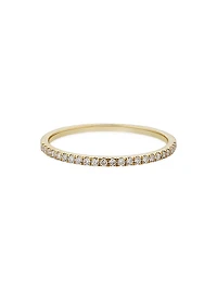 14K Yellow Gold The Regal Diamond Stack Ring