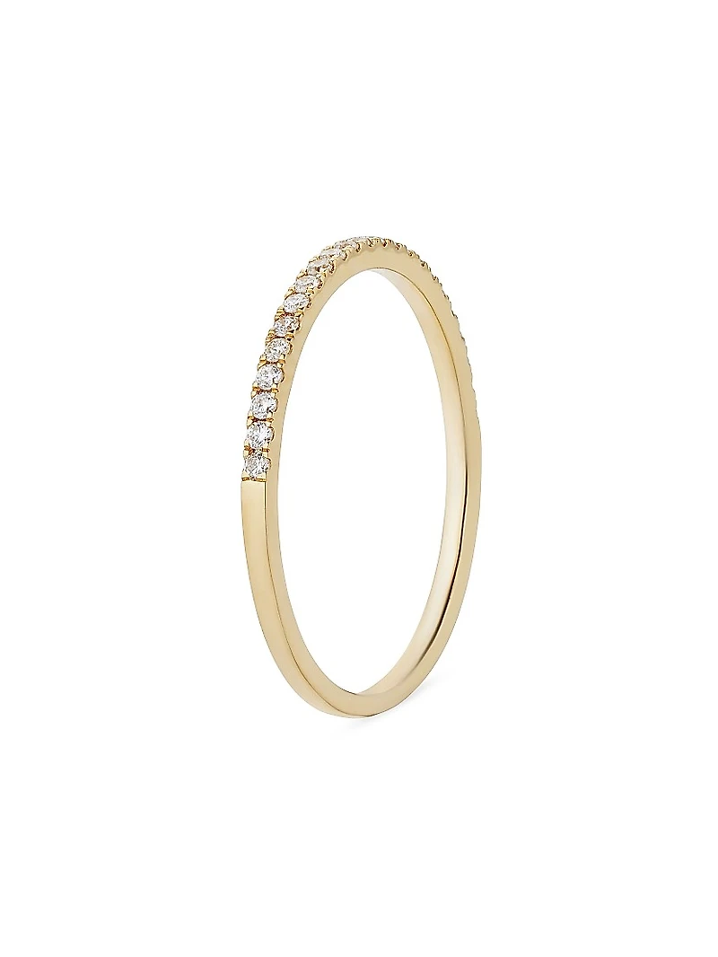 14K Yellow Gold The Regal Diamond Stack Ring