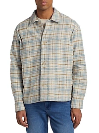 Plaid Cotton Relaxed-Fit Shirt