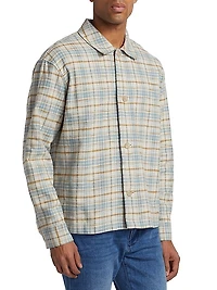 Plaid Cotton Relaxed-Fit Shirt