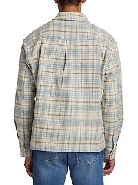 Plaid Cotton Relaxed-Fit Shirt