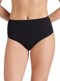 Anguilla High-Waist Bikini Bottoms