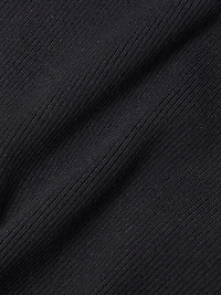 Logan Rib-Knit Turtleneck Midi-Dress