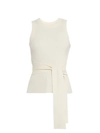 Rib-Knit Sleeveless Top