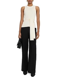 Rib-Knit Sleeveless Top