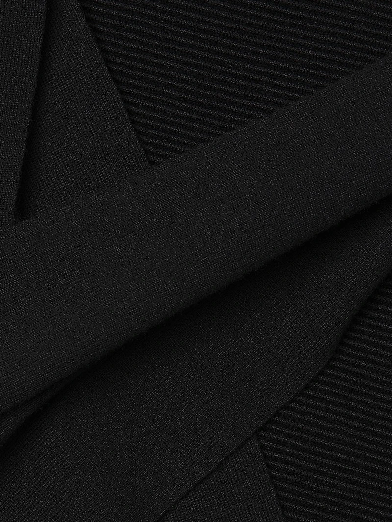 Lorenza Tie-Front Sleeveless Midi-Dress